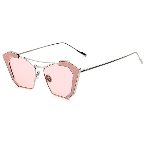 Owl ® 016 Eyewear Sunglasses Women’s Men’s Metal Colored Frame Colored Lens One Pair Online