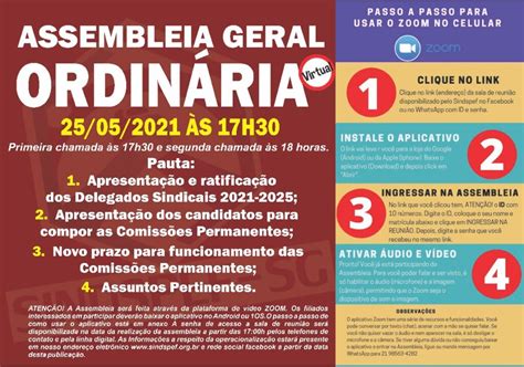 Assembleia Define Comissões Sindspef Sg