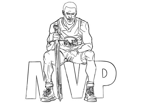 Stephen Curry Para Colorear Y Pintar Im Genes Para Dibujar Gratis