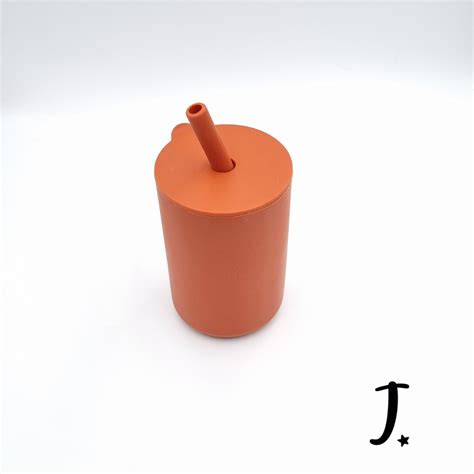 Silicone Sippy Cup with Straw - flat lid – JanaS Ladies and Babies boutique