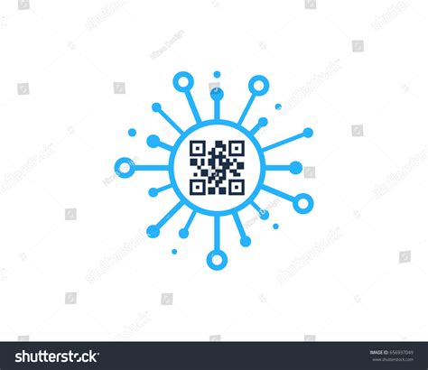 Barcode Share Icon Logo Design Element Stock Vector Royalty Free