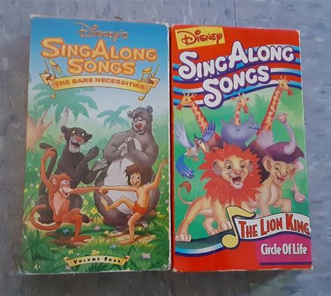 Two Disney Sing Along Song Vhs And Two Grelly Usa The Best Porn Website