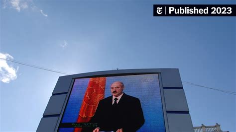 Opinion | Aleksandr Lukashenko Is Trying to Get Our Attention - The New ...