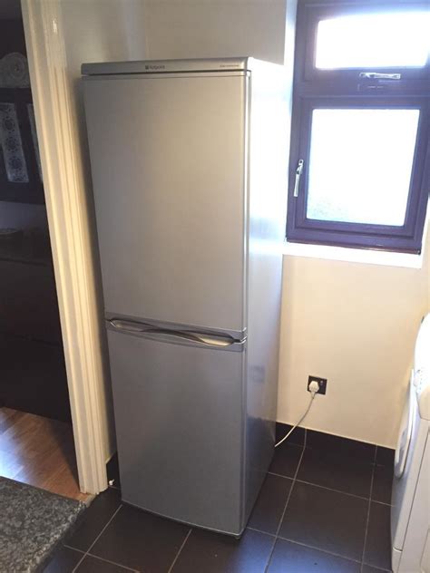 Hotpoint Rfa52 Fridge Freezer Iced Diamond Silver Excellent Condition In Hayes London Gumtree