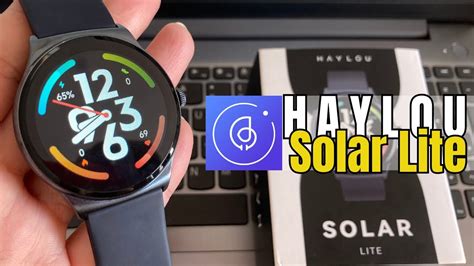 SMARTWATCH HAYLOU SOLAR LITE UNBOXING REVIEW SINCRONIZAR