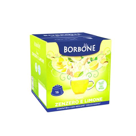 Capsule ZENZERO E LIMONE Nescafé Dolce Gusto 16pz Caffè Borbone