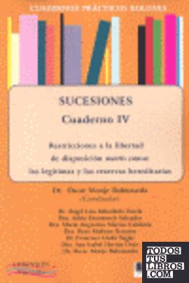 Cuadernos Pr Cticos Bolonia Sucesiones Cuaderno Iv Restricciones A