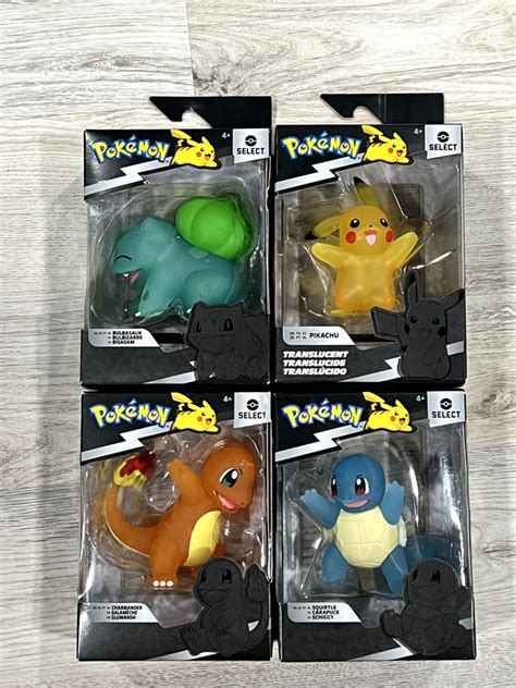 Pokemon Select Complete Set Bulbasaur Squirtle Pikachu Charmander