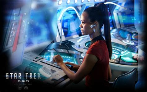 Download Zoe Saldana Movie Star Trek Hd Wallpaper