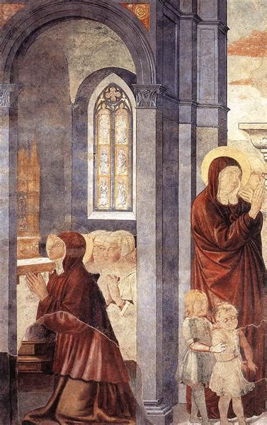 St Augustine Leaving His Mother 1464 1465 Benozzo Gozzoli