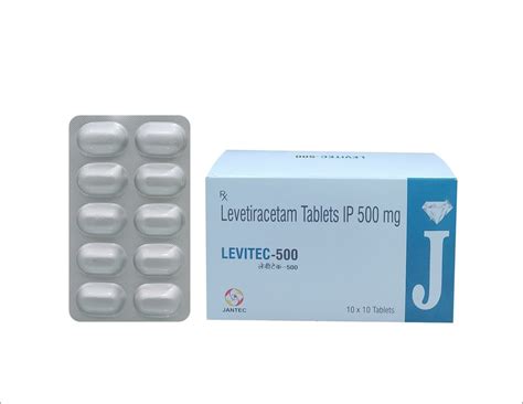 Jantec Pharma 500 Mg Levetiracetam Levitec 500 Capsule Packaging Size