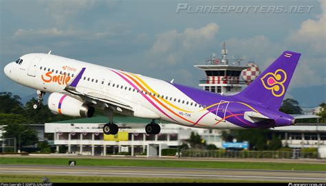 HS TXK Thai Smile Airbus A320 232 WL Photo By SOMPOL JUNLAMART ID