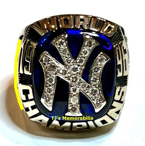 1996 NEW YORK YANKEES WORLD SERIES CHAMPIONSHIP RING AND PRESENTATION ...