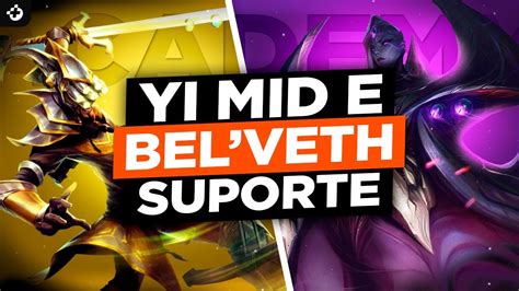 Belveth Suporte E Master Yi Mid No Academy Do Cblol Youtube