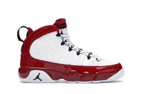 Jordan 9 Retro White Gym Red (GS) Kids' - 302359-160 - US