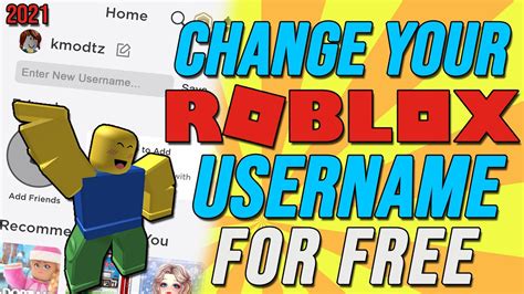 How To Change Your Roblox Username For Free Youtube