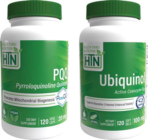 Amazon Health Thru Nutrition Htn Ubiquinol Pqq Bundle Mg