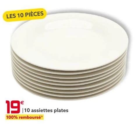 Promo Assiettes Plates Chez Gifi