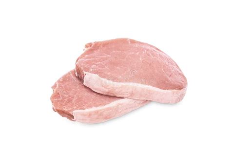 Raw Pork Loin Cut Stock Image Image Of Uncooked Slice