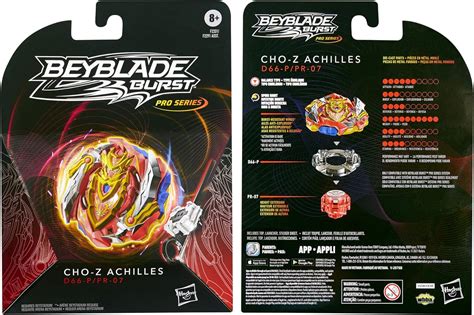 Buy BEYBLADE Burst Pro Series Cho Z Achilles Spinning Top Starter Pack