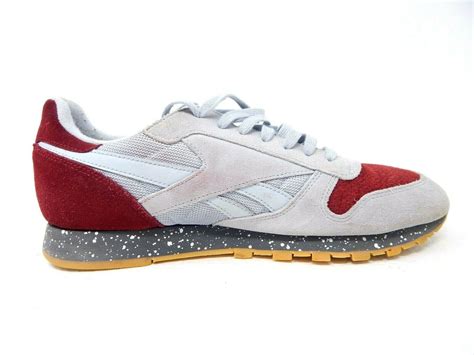 Reebok Classic Suede Men S Shoes Gray And Red Size Us 11 Athletic