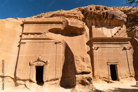 Al Ula Saudi Arabia The Amous Tombs Of The Nabatean Civilization Al