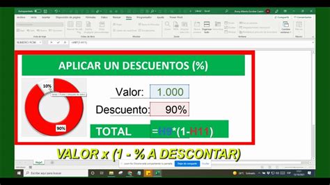 Formula De Descuento En Excel 🧮 Aprende A Calcularlo Youtube