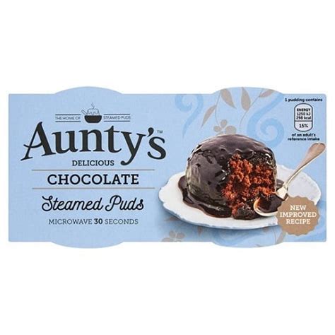 Aunty S Chocolate Steamed Pudding 2 Pack Brits R U S