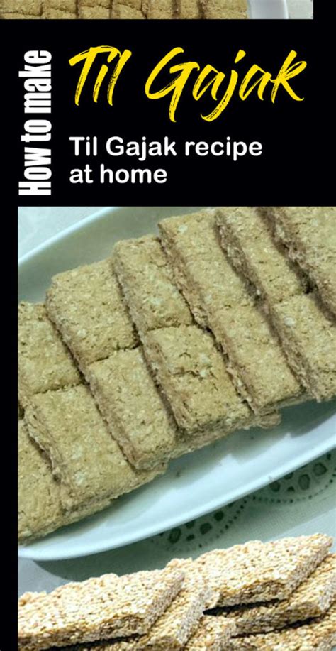 How to make Til Gajak | Til Gajak recipe at home - Naturebring