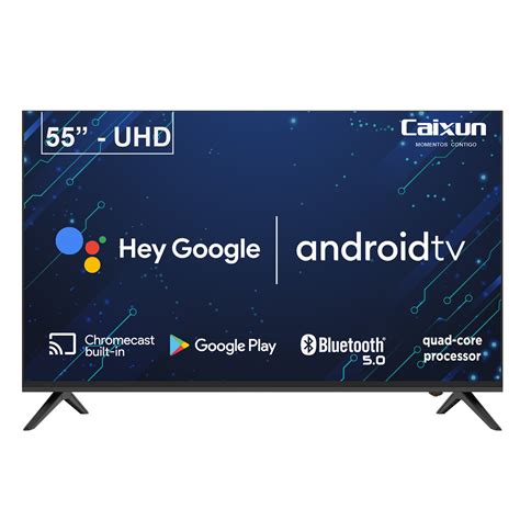 Ripley SMART TV CAIXUN 55 UHD 4K ANDROID Negro