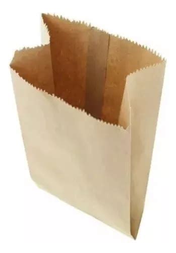 Saco De Papel Kraft Kg P Paes Salgados Liso C Un