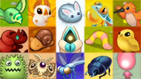 All Critters All Islands My Singing Monsters Youtube