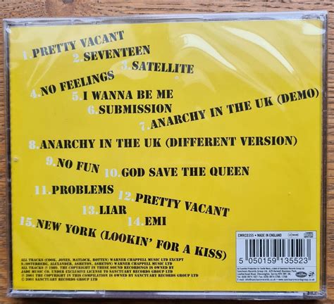 No Future Uk By The Sex Pistols Cd For Sale Online Ebay