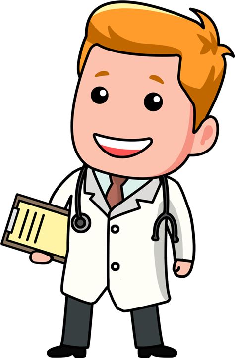 Download Doctor Logo Cliparthot Of The More And Animasi Dokter Laki Laki Png Download