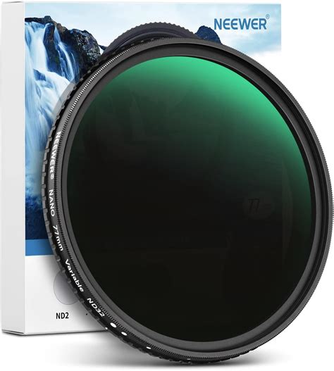 Amazon NEEWER 77mm HD Variable ND Filter ND2 ND32 1 5 Stops No