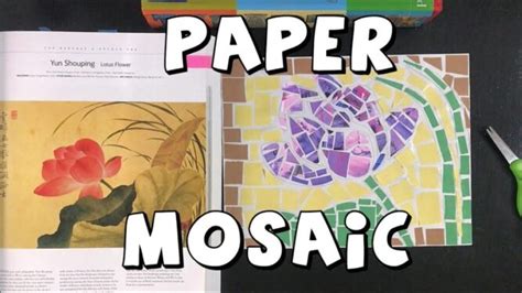 Paper Mosaic Art - LetsGoKids