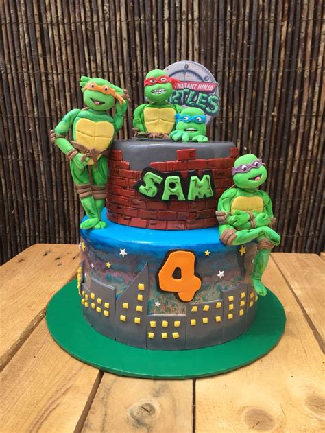 Tarta Tmnt Tortugas Ninja Tartas Tortugas Ninjas Tmnt