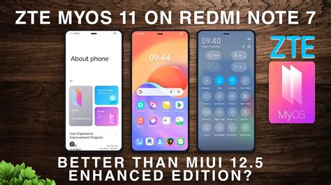 ZTE MyOS 11 Port On Redmi Note 7 Much Better Than MIUI 12 5 Enhanced