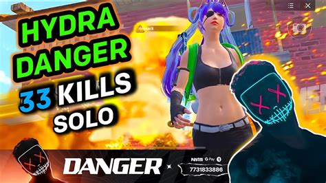 HYDRA DANGER SOLO 33 KILLS CHICKEN HYDRA DANGER BACK TO BACK CLUTCH