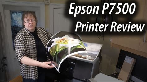 Epson P7500 Printer Review Aka P7570 24 12 Ink Large Format Pigment