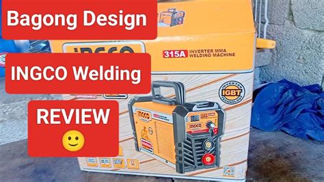 INGCO WELDING MACHINE REVIEW YouTube