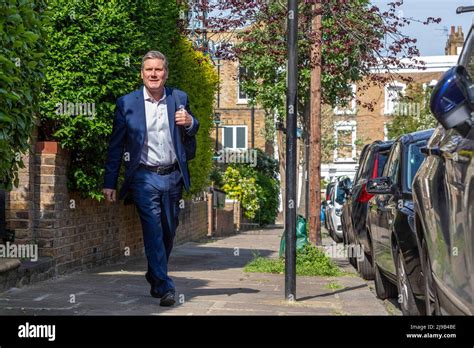 Labour Party Leader Sir Keir Starmer Leaves His Home In North London This Morning He Vows To