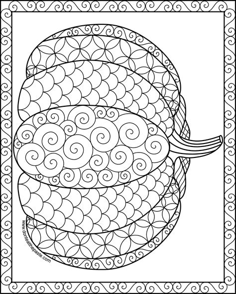 Pumpkin Mandala Coloring Pages For Adults Coloring Pages