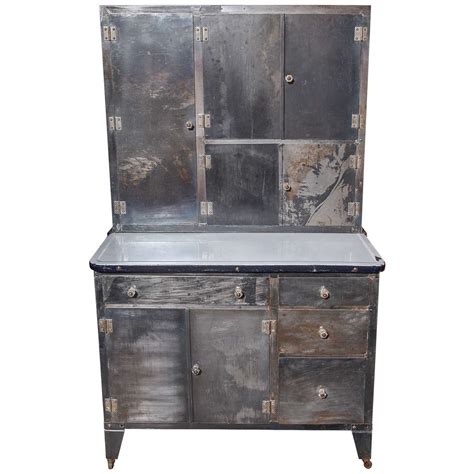 1930s Packer Rolling Metal Hoosier Cabinet At 1stdibs