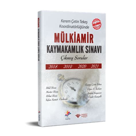 Dizgi Kitap MÜLKİAMİR ORİJİNAL KAYMAKAMLIK 2018 2019 2020 2021 ÇIKMIŞ