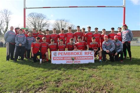 Pembroke Rfc Crowned Youth League Champions Connect Pembrokeshire