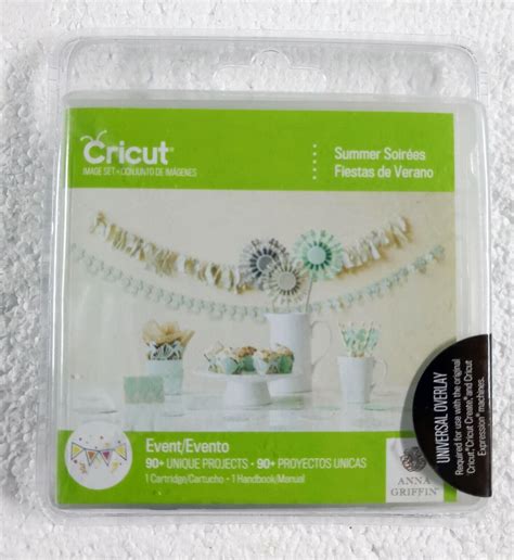 Cricut Cartridge Anna Griffin Summer Soirees Ebay