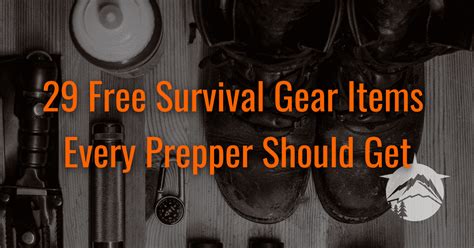 Free Survival Gear Items Every Prepper Should Get