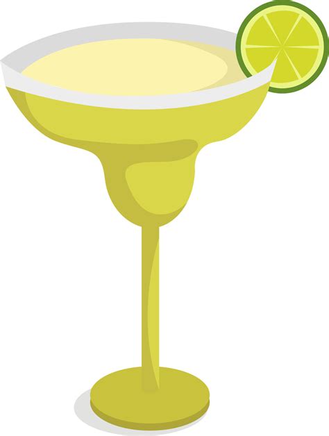 Bebida Margarita Ilustración Vector Sobre Fondo Blanco 13759243