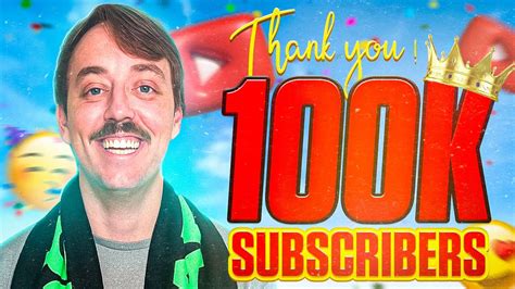 THANK YOU FOR 100 000 SUBSCRIBERS YouTube